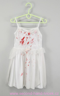 Dívčí kostým Krvavá nevěsta 3-5 let