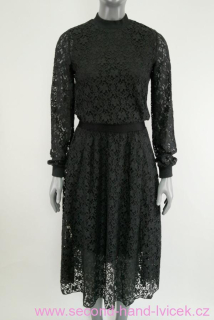 Černé celokrajkové šaty Los Angeles Project vel. S