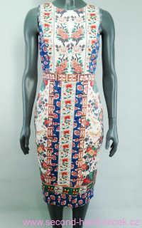 Květované pouzdrové šaty OASIS vel. 38