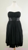 Černé šifónové korzetové šaty New Look vel. 38