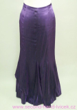Dlouhá fialová společenská sukně vel. 38
