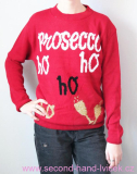 Dámský vánoční svetr Prosecco ho ho ho vel. S 