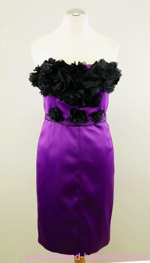 Dámské korzetové pouzdrové šaty s 3D aplikací Roksanda Ilincic vel. 38