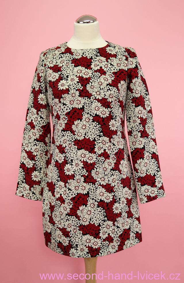 ZARA květované mini šaty 8017/702 vel. M
