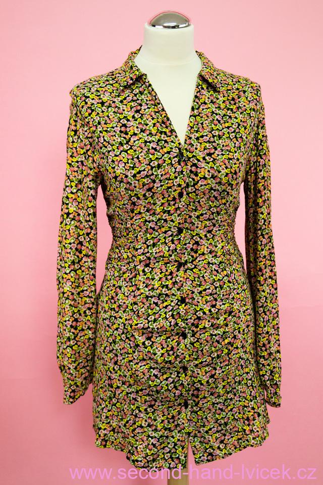 ZARA květované mini šaty 8342/338/050 vel. S