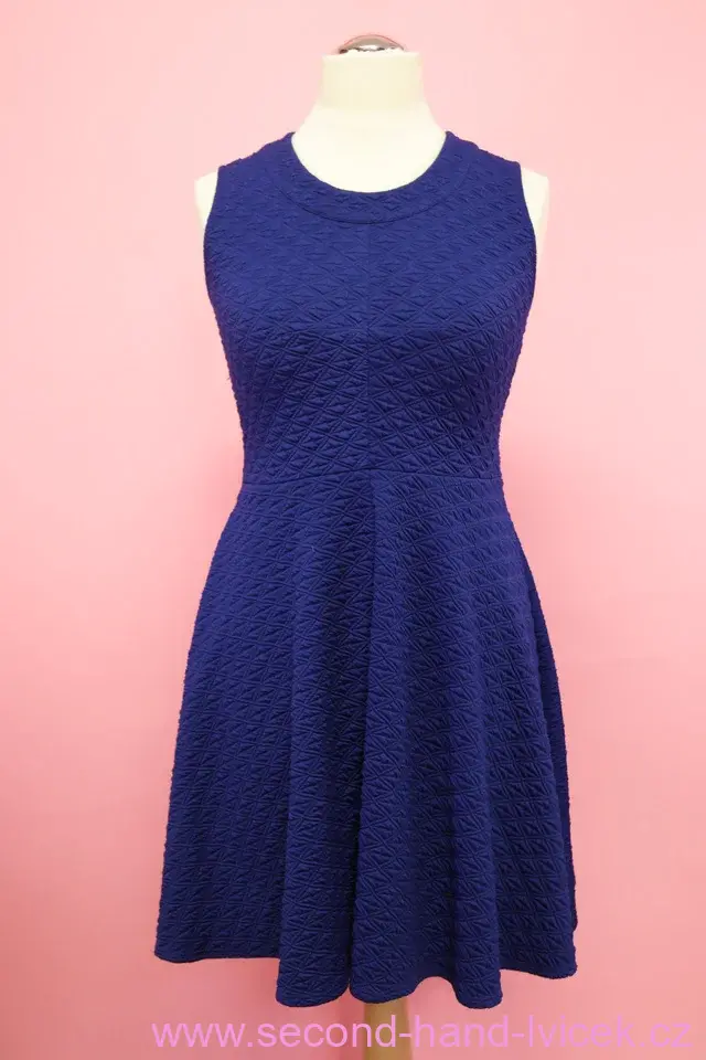 EDITED modré společenské šaty vel. 42