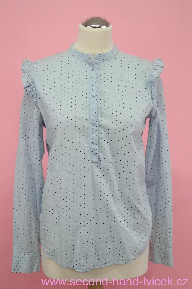 H&M halenka s drobným puntíkem vel. 36 - 100 % bavlna