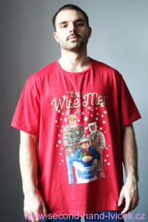 Červené vánoční triko vel.  XXL