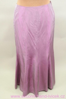 Dlouhá růžová společenská sukně vel. 46