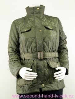 Prošívaná bunda/kabátek s páskem vel. 44