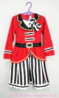 Karnevalový kostým Pirátka - 8 let