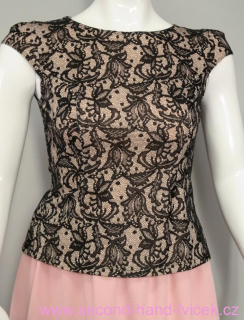 Elegantní halenka s krajkovým vzorem Dorothy Perkins vel. 44