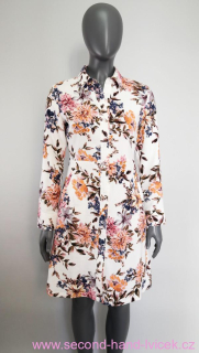 Košilové květinové šaty Elli White vel. S