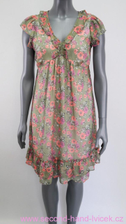 Květované šifonové šaty GINA vel. 38
