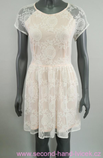 Romantické krajkové šaty H&M vel. 44