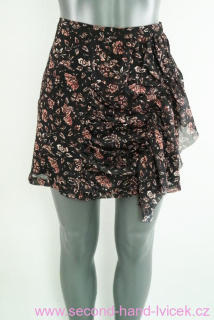 Šifonová sukně s ozdobným řasením H&M vel. 36