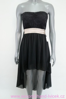 Černé šaty v antickém stylu elara - S/M