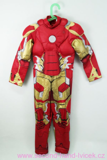 Svítící kostým Iron Man vel. 128