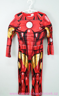 Kostým Iron Man  vel. 128 - SVÍTÍ